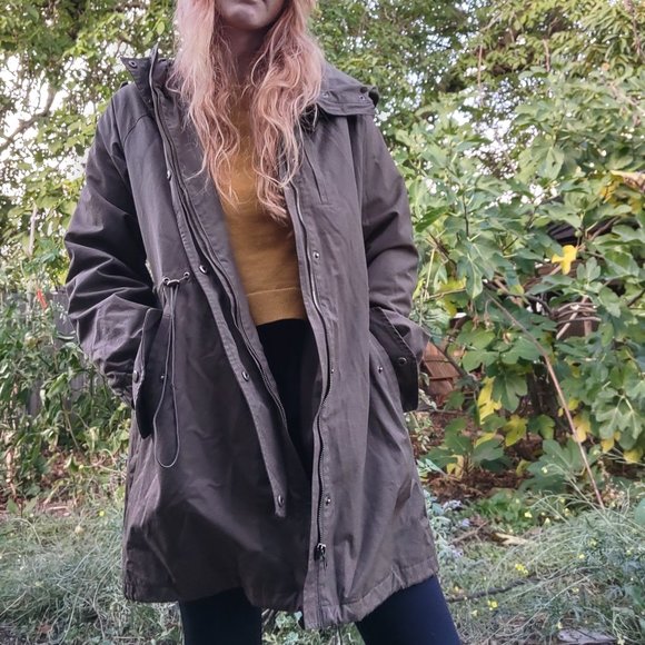 Trina Turk military green jacket